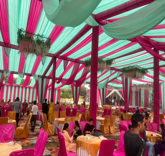 luxury resort in amritsar open air gazebo